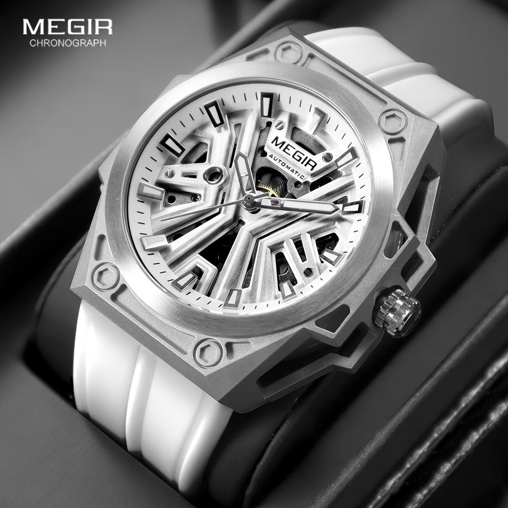 MEGIR IronPulse Elite™ | Automatic Skeleton Watch